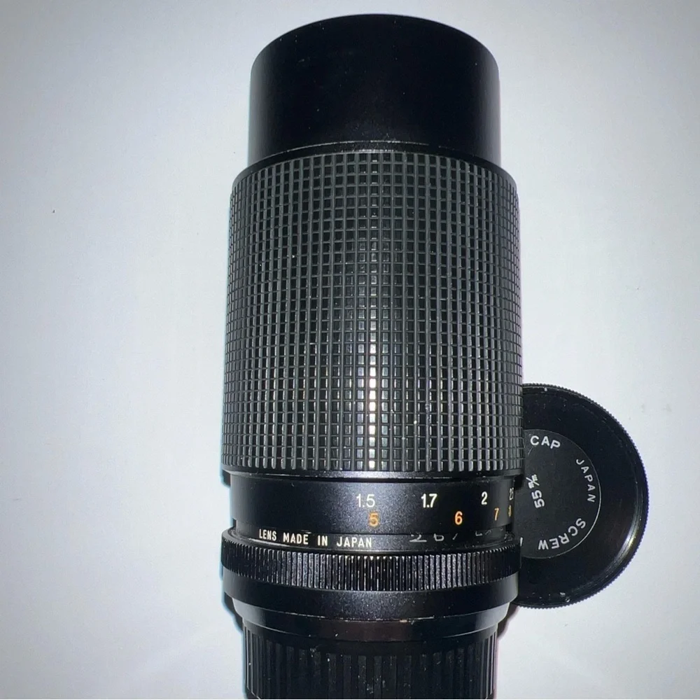 Spiratone Asanuma F=70mm-150mm Camera Lens Vintage Black Preowned Untested!!